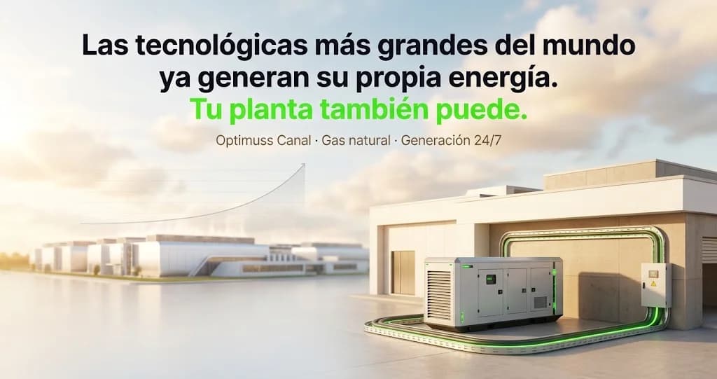 Si Elon Musk y Microsoft ya generan su propia energía, ¿por qué tu planta no debería hacerlo?
